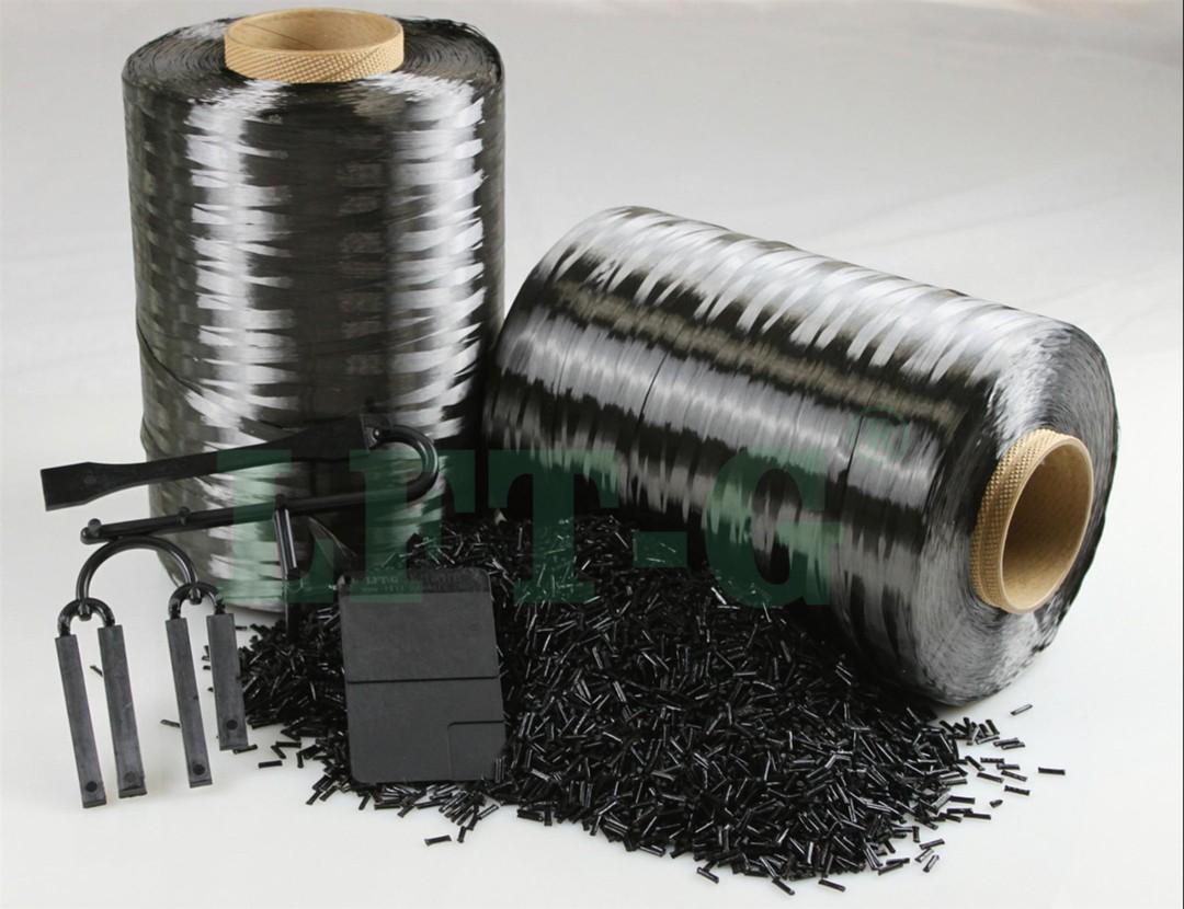 LFT-CF40-PA Carbon fiber nylon 6 LFT-G® PA6 CF pellets, a high-strength carbon fiber nylon material used for metal replacement